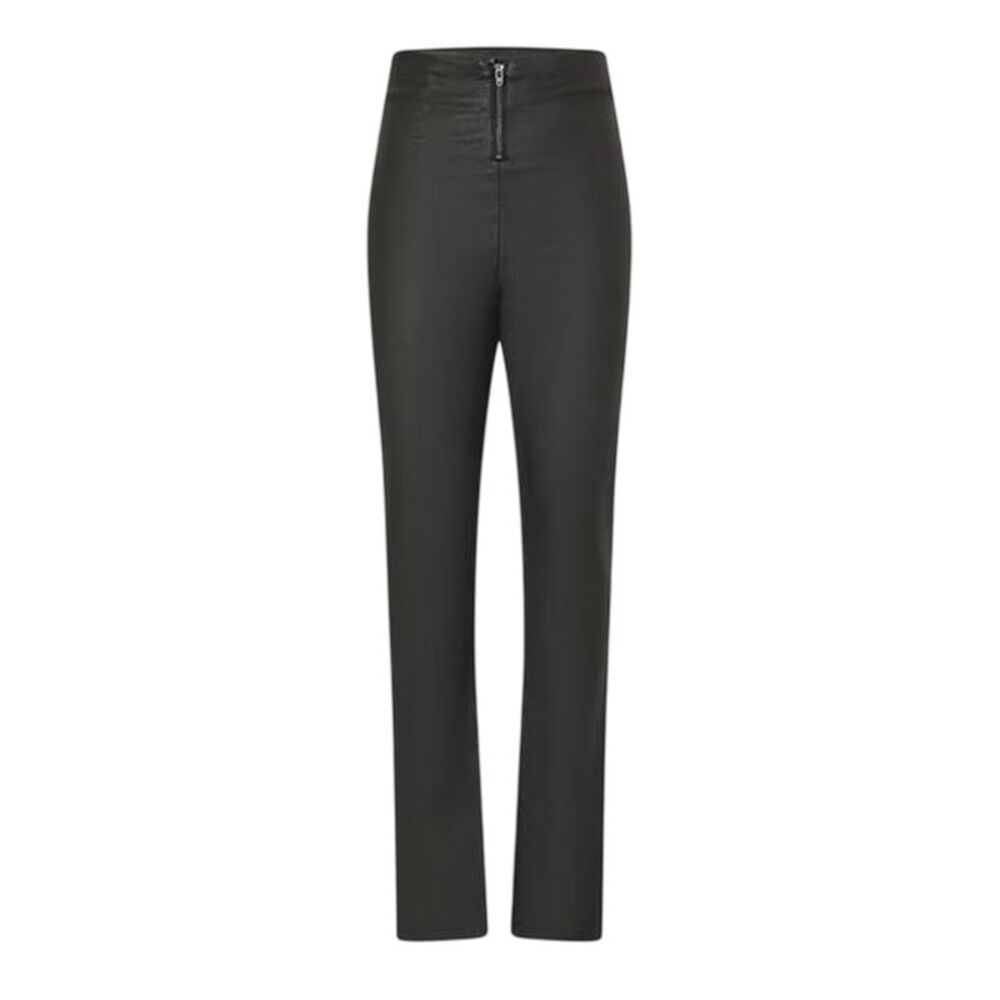 Vila Womens/Ladies Coated Pants / Black